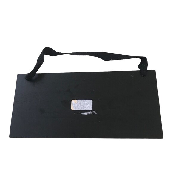 Happy Halloween Wooden Door Sign Orange Black Jack-O-Lantern Checkered - Picture 2 of 2